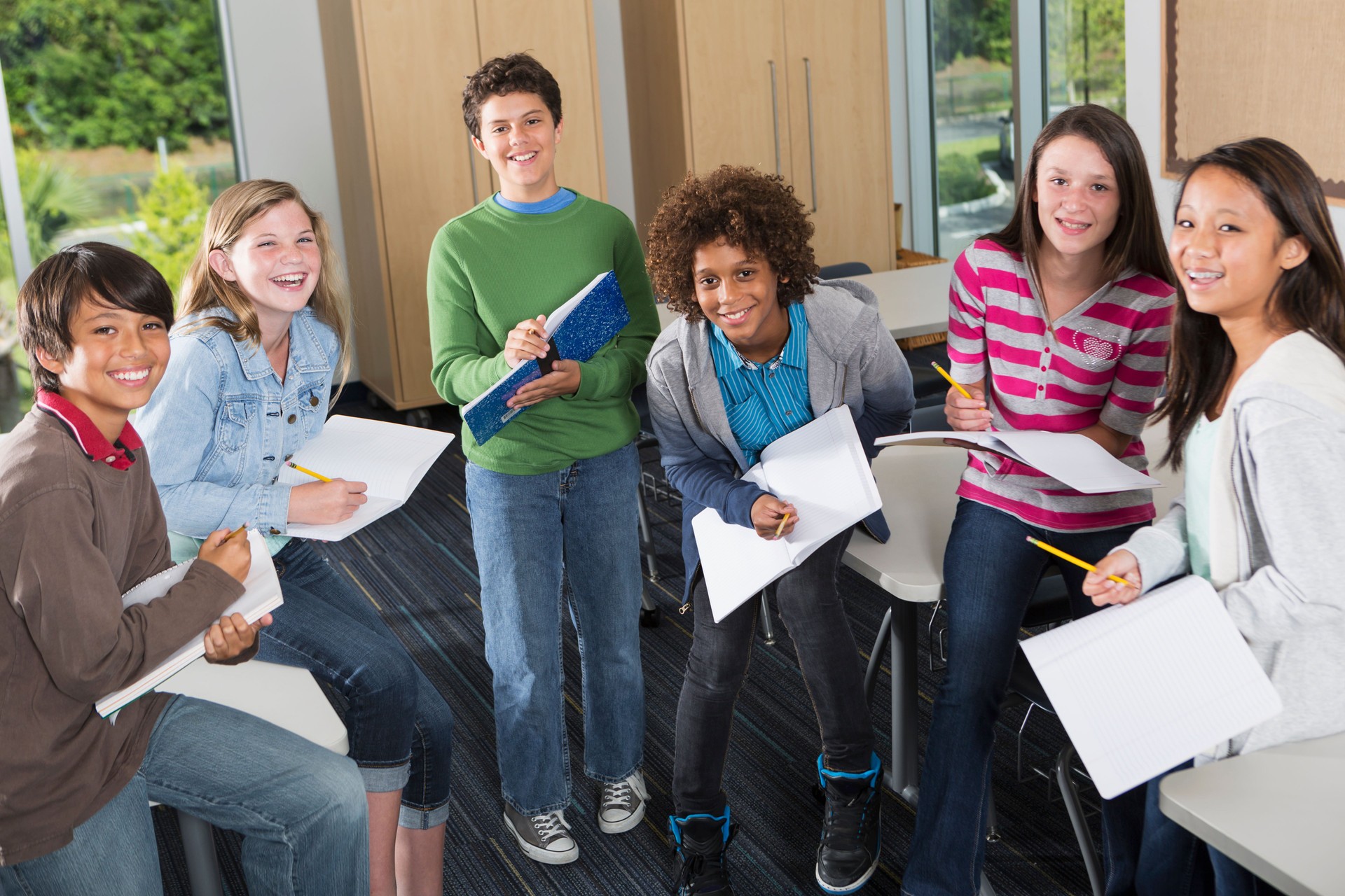 Students in classroom